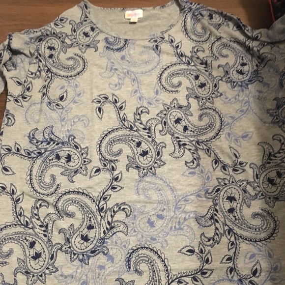 XXS Irma.  LLR Paisley. Grey and blues.  Gorgeous - Picture 2 of 4
